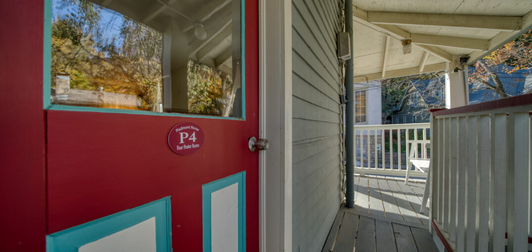 Four poster at the Piedmont on Spring in downtown Eureka Springs